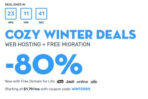 FastComet冬季特卖活动 虚拟主机享80%优惠 送终身免费域名-百变无痕